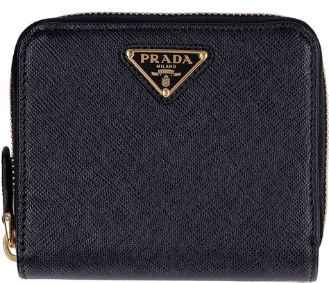 prada portafoglio pelle|Portafoglio Piccolo In Pelle Nero .